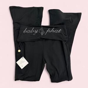 Baby Phat Size Large Yoga Pants Flared Y2K Mcbling 2000s Lounge Wear
